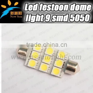 41MM 9SMD 5050 Car Interior Led Festoon Dome Light Quality Warranty Blue/red/white/yellow/green Festoon Dome Lighting thumbnail-1