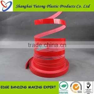 Yutong Glossy Clear Plastic Edge Banding Pvc /abs Edge Banging for Furniture Particles thumbnail-1