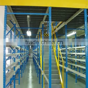 Warehouse Storage Mezzanine Floor Platform Shelving thumbnail-1
