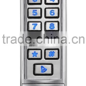 Remote Control EXIT Button Power RFID Card Magnetic Lock Metal Waterproof Keypad RFID Door Access Control System thumbnail-2