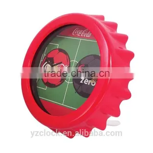 2015 NEW YINGZI Beer Cap Plastic Wall Clock thumbnail-1