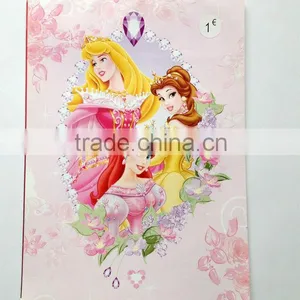 A4 Writing Pad Princess Design thumbnail-1
