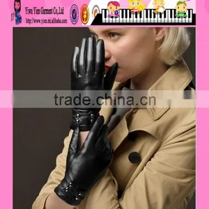 Chinese Imports Cheap Leather Gloves Warm Beautfy Cheap Leather Gloves thumbnail-1