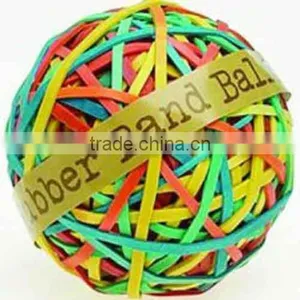 Color Soft Rubber Band Ball With Print Logoe For Office thumbnail-1