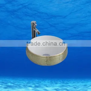 Fashion Designer Bathroom Porcelain House Ware Glass Wash Basins thumbnail-6