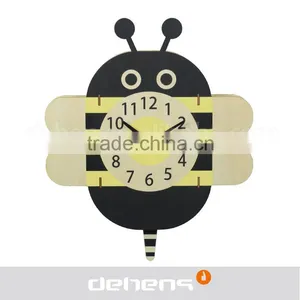 New Design Cartoon Wooden Creative Wall Clock thumbnail-2