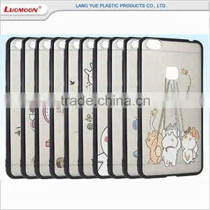 Plastic Bumper Shockproof Silk Pattern Soft Tpu Case Back Cover for Huawei Mate 8 G510 thumbnail-1