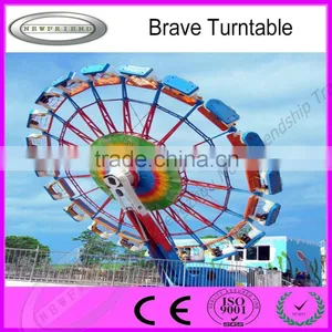 Factory Product Thrill Amusement Park Freak Out Rides Brave Turntable for Sale With High Quality thumbnail-1