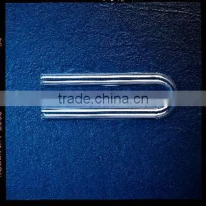 U-Shaped Flint Glass Drying Tubes Tube, Drying, U-Shaped, Flint Glass, 150mm L; Stopper: 0 (Each) thumbnail-1