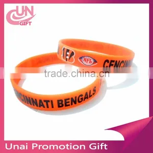 Wholesale Silicone Bracelet Print Logo Manufacturer #F-874 thumbnail-3