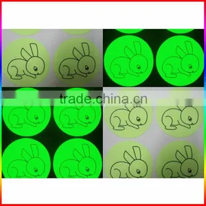 Rabbit Printing Glow in the Dark Sticker thumbnail-1