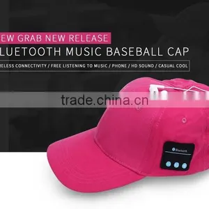 Smart Bluetooth Cap Baseball Cap Sun For Phones Outdoor Sport Bluetooth Stereo Music Hat Wireless Headphone thumbnail-1