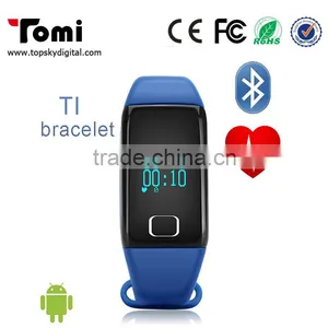 T1L Heart Rate Monitor and Health Activity Tracker Smart Wristband Bluetooth 4.0 Remote Control Pedometer thumbnail-1