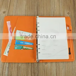 Custom 6 Ring PU Faux Custom Notebook/leather Note Book thumbnail-3