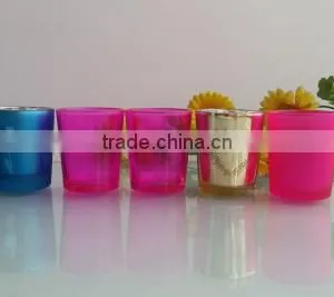 Wholesale Premium Glass Colored Glass Votive Holders Heat-resistant Glass Votive Holders thumbnail-3