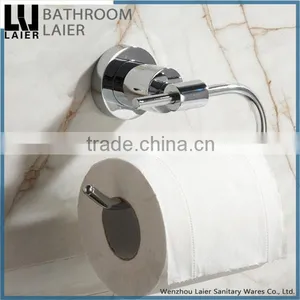 Customized Popular Unique Design Zinc Alloy Chrome Finishing Bathroom Sanitary Items Wall Mounted Toilet Paper Holder thumbnail-1