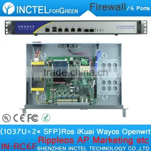 1037U Multi Gigabit Routing Network Security Router With Intel PCI E 1000M 4*82574LV 2*Bypass 2*82580DB Gigabit Fiber Ports thumbnail-1