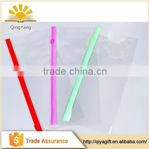 Promotional Zipper Stationery Set School Pvc Plastic Transparent Pencil Case thumbnail-1