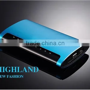 Metal Fashion OEM Customized Logo 12000mAh New Design Power Bank External Battery Charger Pack for IPhone, IPad, Samsung, thumbnail-3
