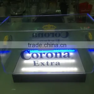 Large Capacity Light up Plastic Led Acrylic Corona Ice Bucket thumbnail-4