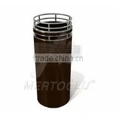 Toilet Stainless Steel Foot Pedal Litter Bin thumbnail-1