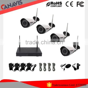 720P CCTV Security Wireless Wifi ip Camera hd Wireless Camera System 4ch Wireless Nvr Kit thumbnail-1