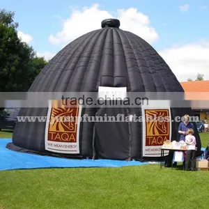 Black Inflatable Projection Dome 8m Dia Inflatable Dome for Projection thumbnail-1
