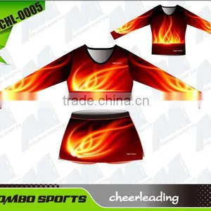 Wholesale Mini Size Cheer Uniforms Child Cheerleading Uniform thumbnail-1