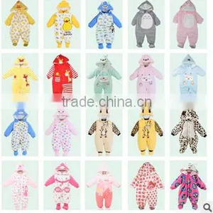 Newborn 100% Colored Cotton Plain Baby Winter Clothes Factory Organic Baby Rompers Wholesale Baby Clothes thumbnail-1