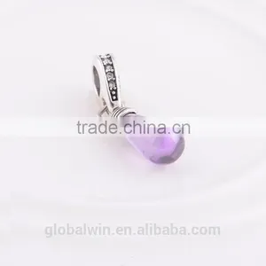 Fashion Unisex Jewelry 925 Sterling Silver European Crystal Charm Style Pendant Fit Brand Bracelet thumbnail-2