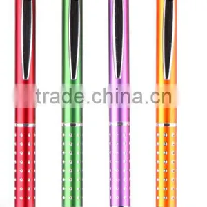 Bright Colored Barrel Stylus Touch Pen With the Diamond Cut Grip thumbnail-1