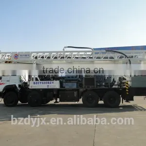 Full Hydraulic Truck Mounted Water Well Drilling Rig 600m thumbnail-3