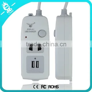 Extension Wall Electrical Switch Usb Socket Power Strip With 2 Usb Port Output thumbnail-4