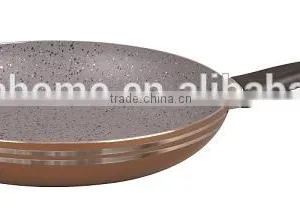 Auminum Non-stick Fry Pan With Inner Mable Coating thumbnail-1