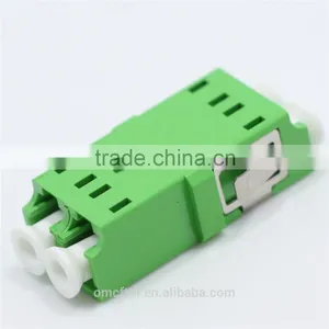 Flangeless LC APC DX Fiber Optic Adapter thumbnail-1