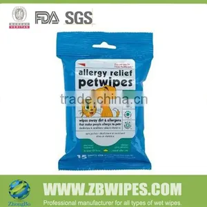 Allergy Relief Pet Wet Wipes Dirt Cleaning Pet Towelettes thumbnail-1