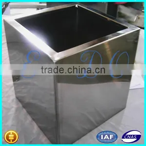 Custom OEM Square Stainless Steel Flower Pots thumbnail-1