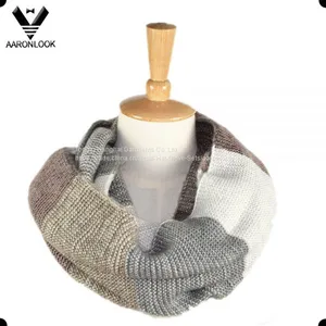 Trendy Unisex Colorful Stripe Pattern 3PC Knit Winter Set thumbnail-3