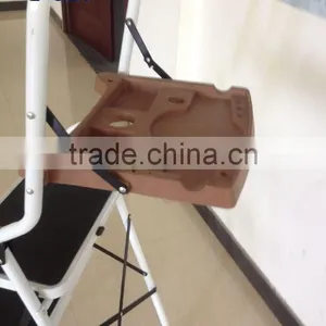 Steel Step Ladder, Plastic Tool Tray, 3-steps thumbnail-2