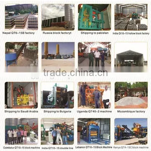 QTM6-25 Hollow Concrete Brick Machine Mobile Block Making Machine thumbnail-5