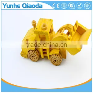 3-D Wooden Puzzle - Bulldozer Model -Affordable Gift for Your Little One thumbnail-1