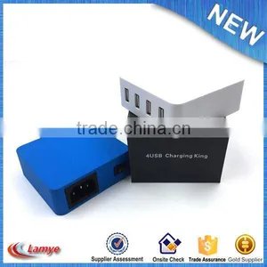 Ce Rohs 5v 5a 4 Port Usb Wall Charger for Travel thumbnail-2