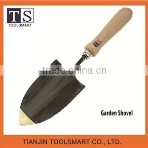 Steel Garden Tools Shovel With Wooden Handle thumbnail-1
