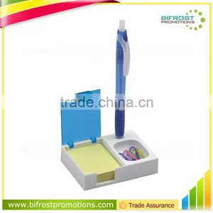 Promotion Custom Sticky Note With Plastic Pen Holder thumbnail-1