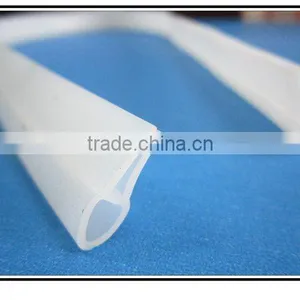 Soft Milky-white Waterproof Silicone Weather Strips thumbnail-1
