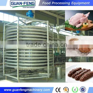 Quick Freezing Machine Spiral Freezer Chicken Processing Machine thumbnail-1
