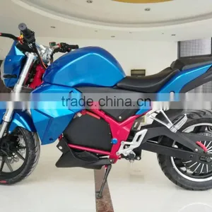 2017 New Electric Sport Motorcycle Powerful thumbnail-1