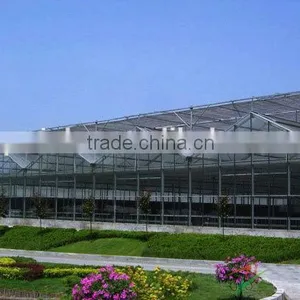 In Steel Structure of Glass Was Outside Shading Ecological Greenhouse thumbnail-1