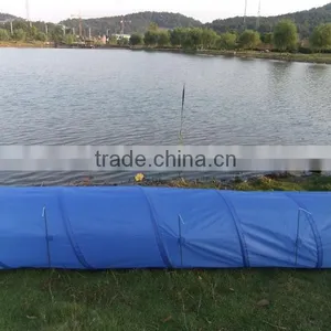 Hot Selling Pet Products Blue 190T Polyester With 6pcs Steel Sticks Dog Training Tunnel thumbnail-2