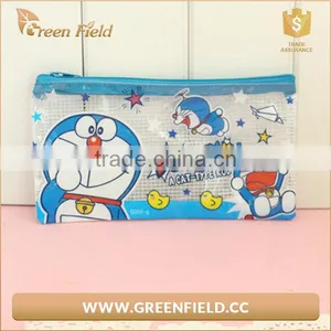 2016 Fashion Durable Clear Kids Cartoon Zipper Pvc Pencil Bag thumbnail-5